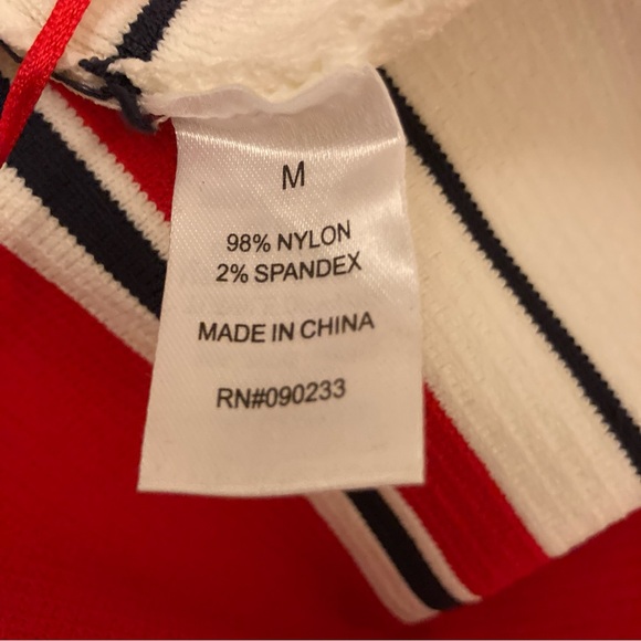 Pac Sun tube top - striped - size Medium - NWOT - Picture 4 of 4